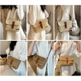 thumbnail image 7 of 2024 Rattan Crossbody Bags for Women, Straw Raffia Clutch Handbag Purse for Summer, 7 of 7