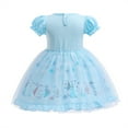 thumbnail image 4 of ATAIKU 1-6T Toddler Kids Girls Halloween Princess Dress Up Baby Girls Tulle Dress for Birthday Christmas Party, 4 of 10