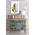 thumbnail image 2 of Chicago, Illinois, Vintage Watercolor Skyline, Bright Colors (16x24 Giclee Gallery Art Print, Vivid Textured Wall Decor), 2 of 3