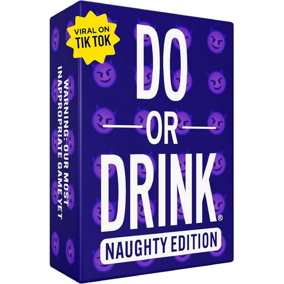 Do or Drink Naughty Edition Playing Cards Game Night Party Games for Adults