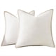 thumbnail image 1 of Juego de 2 Fundas de Almohada Suaves de 18 X 18 Pulgadas, Fundas Decorativas Neutras con Borde Cosido para Sofá Cama., 1 of 5