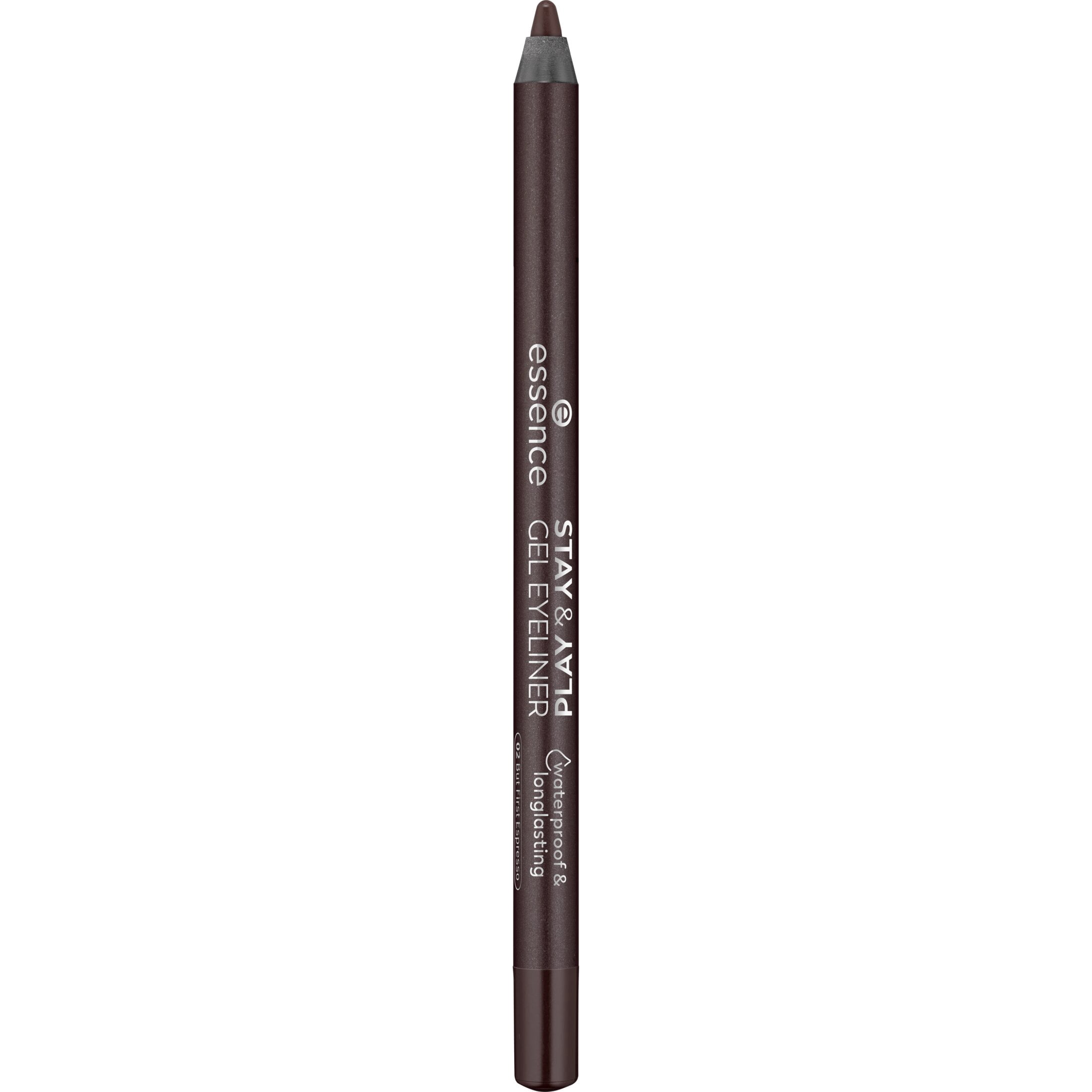 essence Stay & Play Gel Eyeliner Pencil, 02 But First Espresso