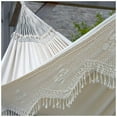 thumbnail image 5 of Vivere Authentic Brazilian Double Cotton Hammock, Outdoor Hanging Daybed, Antique, 5 of 5