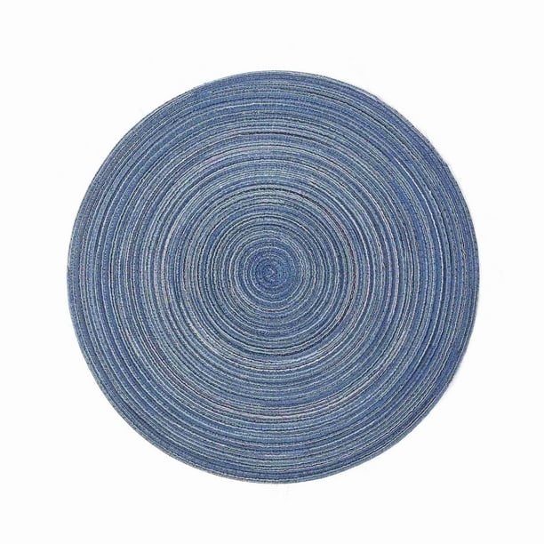Manteles individuales lavables de vinilo tejido | 100% Polipropileno | Mantel individual de plástico fácil de limpiar | Decoración de mesa de comedor interior y exterior | Antideslizante duradero