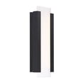 thumbnail image 2 of WAC Lighting Fiction 26" LED 1-Light Aluminum Indoor/Outdoor Wall Light in Black, 2 of 5