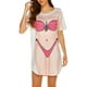 thumbnail image 2 of SAYOO Vestido Casual de Verano para Mujer, Estampado de Bikini 3D Cuello Redondo Manga Corta Relax-Fit One Piece para Damas SAYOO  Moda, 2 of 6