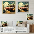thumbnail image 4 of Designart "Vintage Mustang Muscle Car" Cars American Muscle Floater Framed Canvas Wall Art, 4 of 5