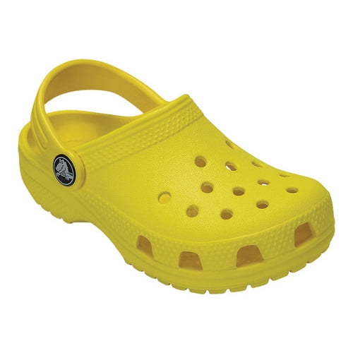 kids orange crocs