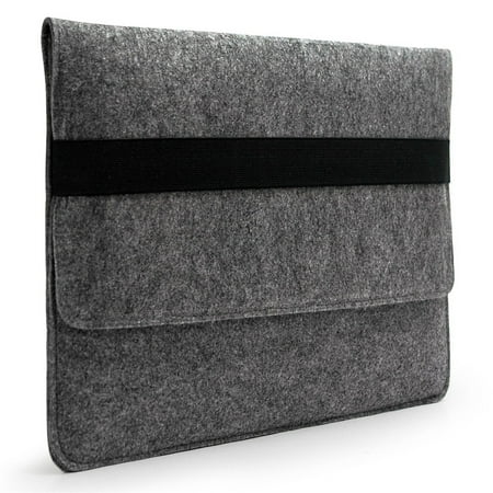 15 Executive Bag - Lavievert Handmade Gray Felt Case Bag Sleeve for 15