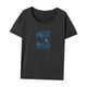 thumbnail image 3 of Camiseta para mujer, camiseta elegante de verano con cuello redondo para uso diario, trabajo para mujer M, 3 of 7