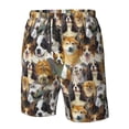 thumbnail image 5 of Kdxio Cute Dog Pattern Mens Casual Shorts - Drawstring Summer Beach Sports Shorts for Men, 5 of 9