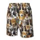 thumbnail image 4 of Balery Cute Dog Traje de Baño Estilo Hawaiano para Hombre, Shorts de Secado Rápido con Bolsillos-Medium, 4 of 6
