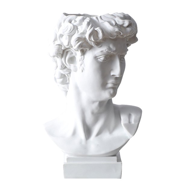 Resin Funny Statue Pen Holder Creative Plant Container Pen Brush Container