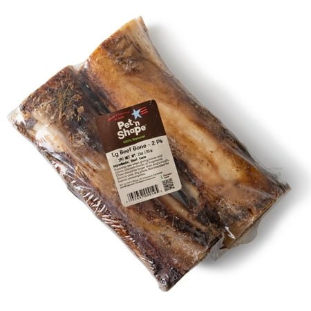 UPC: 0032657000195 | Pet n Shape Beef Bone Dog Treats – Made & Sourced in the Chewz – Large 2 Count