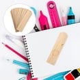 thumbnail image 2 of Miangastore 10pcs Wood Blank Bookmarks Unfinished Wood Tags Creative Wooden Craft Bookmarks, 2 of 8