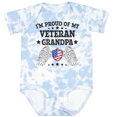 thumbnail image 3 of Inktastic I'm Proud of My Veteran Grandpa Boys or Girls Baby Bodysuit, 3 of 5