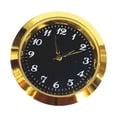 thumbnail image 4 of Reloj redondo clásico con mecanismo de bricolaje, esfera de reloj, mini reloj fácil de leer Negro, 4 of 9