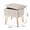 Camel/15.94 x 12.20 x 19.09 inch, variant on Alvantor Faux Fur Storage Ottoman Stool with Padded Seat and Gold Metal Legs, Mint Green, 15.94 x 12.20 x 19.09 in