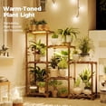 thumbnail image 2 of Soporte para plantas Bamworld 01A con luz de cultivo de 3 niveles para más de 7 macetas, 2 of 6