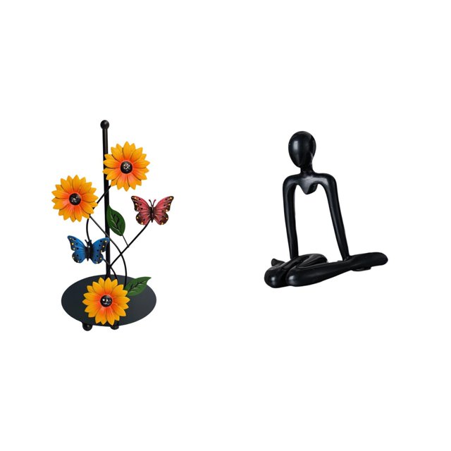 Escultura De Soporte Para Toallas De Papel Thinker, Dispensador Antideslizante Vertical Para Pañuelos, Figura Decorativa Abstracta, Adorno De Mesa Simple, Estatua Para Armario, Dormitorio,