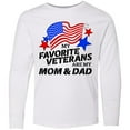 thumbnail image 3 of Inktastic My Favorite Veterans Are My Mom and Dad Long Sleeve Youth T-Shirt, 3 of 5