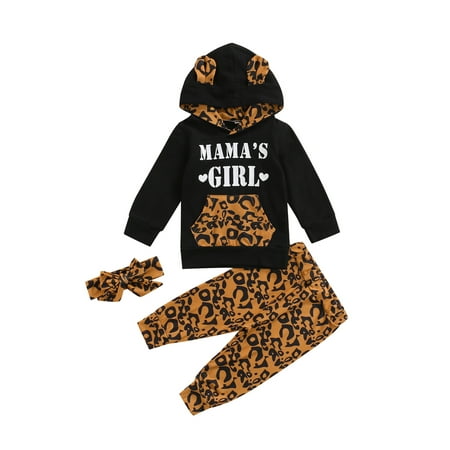 

Fanvereka Infant Toddler Baby Boy Girl 2Pcs Outfits Set Long Sleeve Deer Print Hoodie Top+Pants Winter Clothing Set