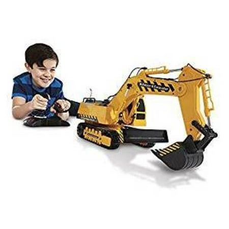 Rc Tractors Kid Galaxy Mega Construction Remote Control Excavator & Bulldozer. 10 Function RC Toy Tractor, 49 MHz ()