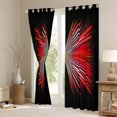thumbnail image 3 of Erosebridal Abstract Butterfly Curtains Pack of 2 (38x45), Geometry Lines 30%-50% Black Out Curtains, 3 of 6