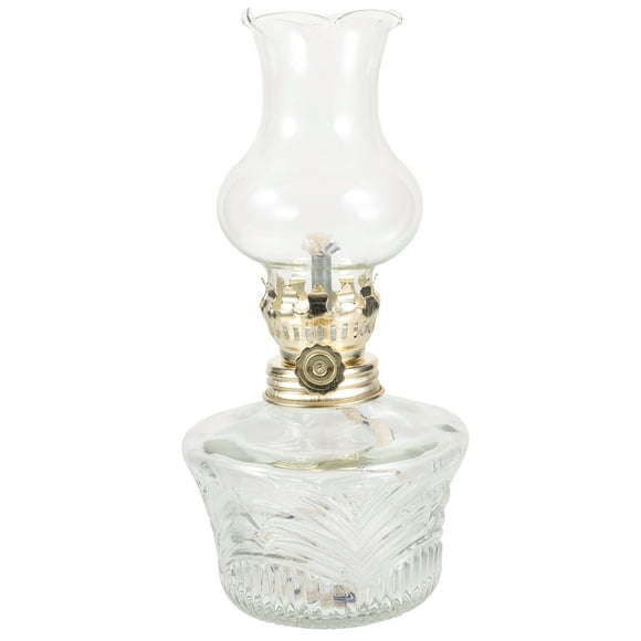 Home Vintage Glass Kerosene Lamp Vintage Glass Kerosene Light Camping Kerosene Lamp