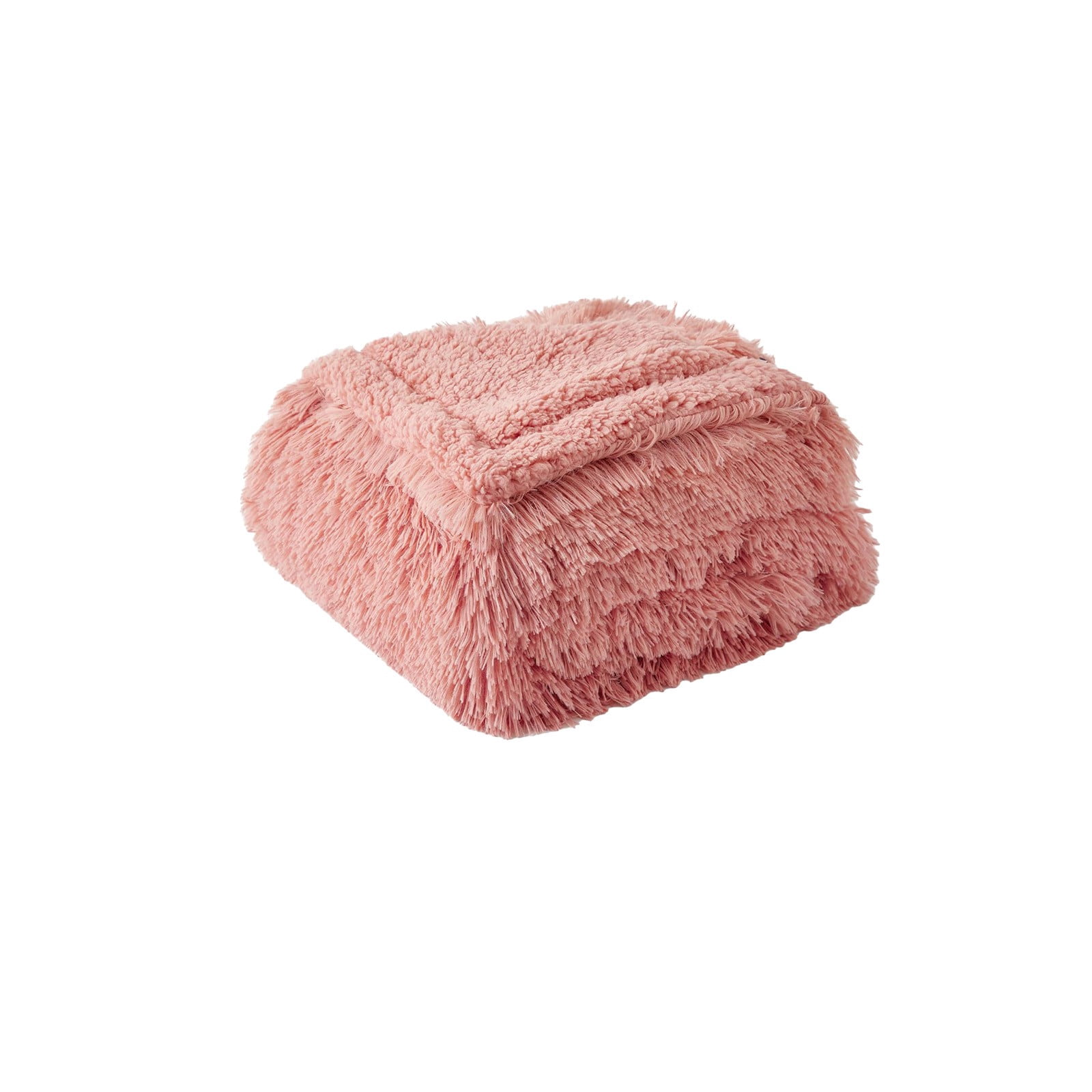 Dog Blanket – Long Wool PV Fleece Waterproof Padded Kennel Blanket for Dogs, All-Season Warmth, Soft and Cozy, Pink