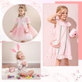 thumbnail image 3 of HIFOT Purse for Little Girls Jewellery Set, Bunny Crossbody Bag Rabbit Necklace Bracelet Rings Earrings Princess Play Dress Up Jewelry Accessories Party Favors Gift, 3 of 7