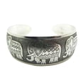 thumbnail image 3 of Brazalete para mujer, regalos para mujer, brazalete tibetano con tótem del Tíbet, joyería, brazalete ancho, brazalete, pulsera, 3 of 3