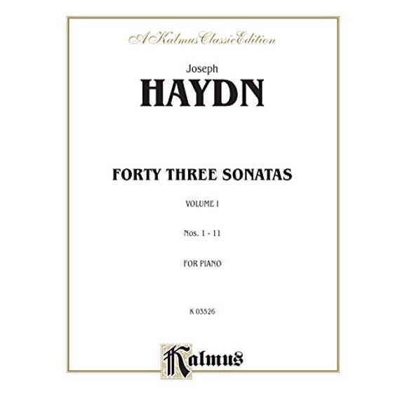 Sonatas, Vol 1: Nos. 1-11 (Kalmus Edition)