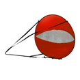 thumbnail image 2 of Downwind Wind Sail Kayak Wind Sail Se despliega rápidamente Paddle Board 42 "Fácil configuración portátil para surf Tandems Expedition Boats rojo shamjiam Vela en Kayak, 2 of 8