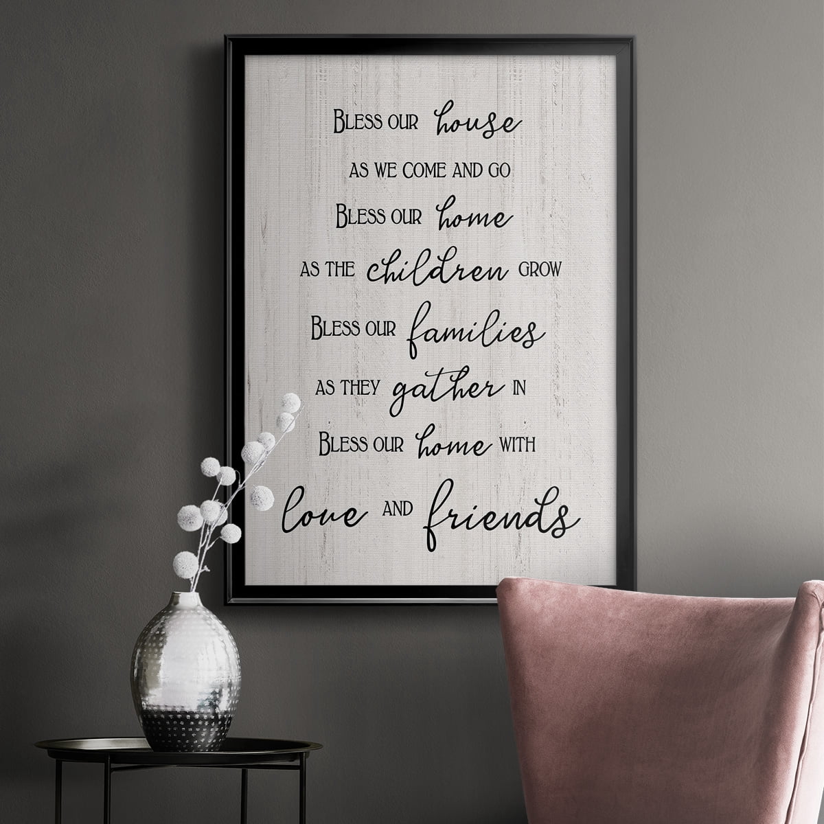 Love and Friends Premium Framed Print - Ready to Hang