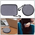 thumbnail image 3 of Miangastore 2Pcs Data Cable Bag Travel Cable Organiser Bag Grey Fabric Waterproof for Daily Use, 3 of 8