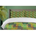 thumbnail image 4 of Ambesonne Ethnic Duvet Cover Sets, Folk Native, 2-Queen, Multicolor, 4 of 7