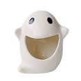 thumbnail image 2 of Halloween Ghost Ceramic Candlestick Holder for Table Decor, Spooky Candle Holder with Unique Cutout Design, Small Decorative Tealight Holder for Party, Home, Mantel, Window Sill, 2 of 5
