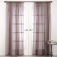 thumbnail image 3 of Saro Lifestyle Zephyr Collection Rod Pocket Sheer Window Curtain Panel, 3 of 5
