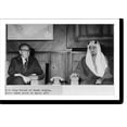 thumbnail image 2 of Historic Framed Print, [Henry Kissinger and King Faisal of Saudi Arabia seated, prior to April 1975], 17-7/8" x 21-7/8", 2 of 9