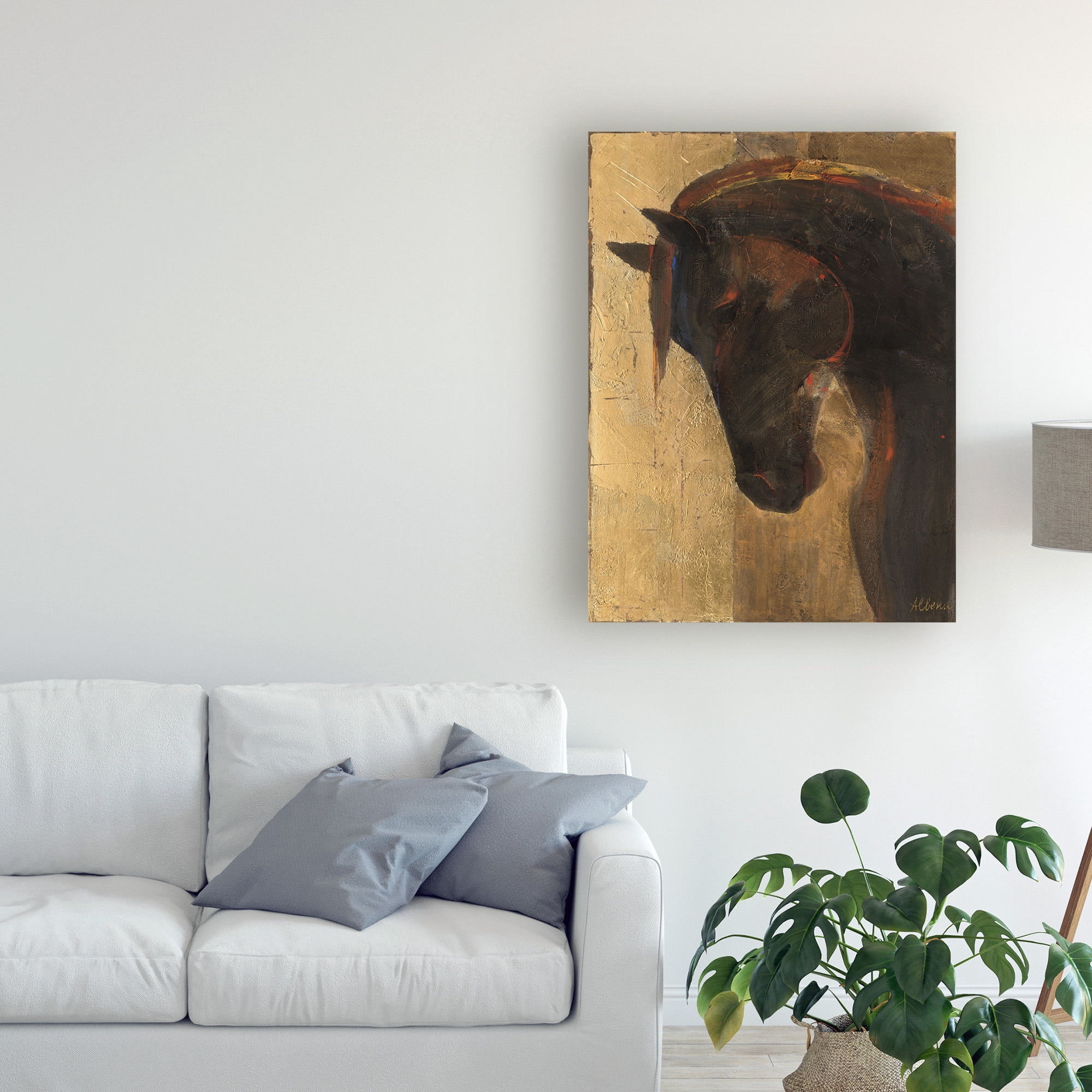 Trademark Fine Art 'Trojan Horse Ii' Canvas Art by Albena Hristova