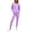 Hot Pink, variant on Women 2 Piece Fleece Tracksuit Zip Up Long Sleeve Hoodies Elastic Waist Joggers Fall Athletic Running Casual Outfits S-3XL