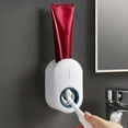 thumbnail image 5 of Automatic Toothpaste Dispenser, Wall Mounted Hands-Free Toothpaste Squeezer For Bathroom Shower, No Drill Adhesive Installation (4.45X2.56X2.48 Inch), 5 of 6