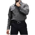 thumbnail image 5 of YFNNUP Men's Tactical Shirts Casual Button Down Work Shirt Breathable Quick Dry Long Sleeve Fishing Shirt, 5 of 6