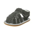 thumbnail image 4 of Zwiiyzr Unisex Baby First Walking Shoes 0-15 Months Infant Slingback Sandals Newborn Summer Soft Shoes Children Non-Slip Toddler Shose Black, 4 of 8