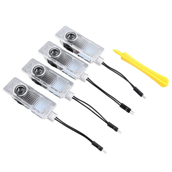 4PCS Car Door Light Logo for BMW Welcome Projector Lights Compatible Most Series Welcome Light Ambient Light Courtesy Puddle Shadow Light