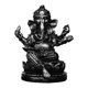 thumbnail image 1 of Estatua del Señor Ganesha Escultura religiosa de Buda Artesanía Arte Artesanía Decoración del hogar Negro 47 x 42 x 6 cm, 1 of 9