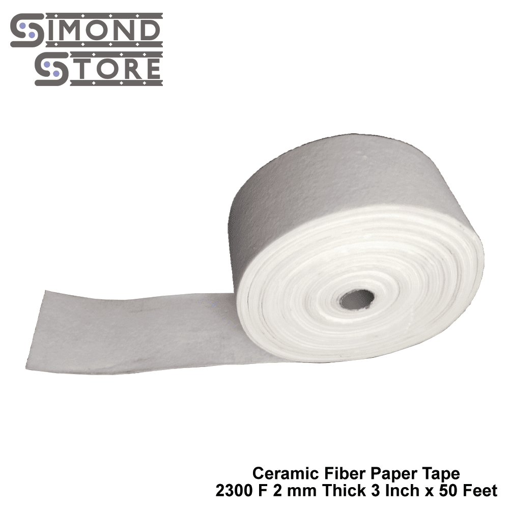 Ceramic Fiber Paper 2300 F 5 mm Thick 19 Inch x 1 Meter 
