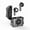 Blue, variant on In ear Gaming Earphones Subwoofer Bluetooth Wireless Stereo Headphones Waterproof Sports TWS Earbuds With Led Display Earphone