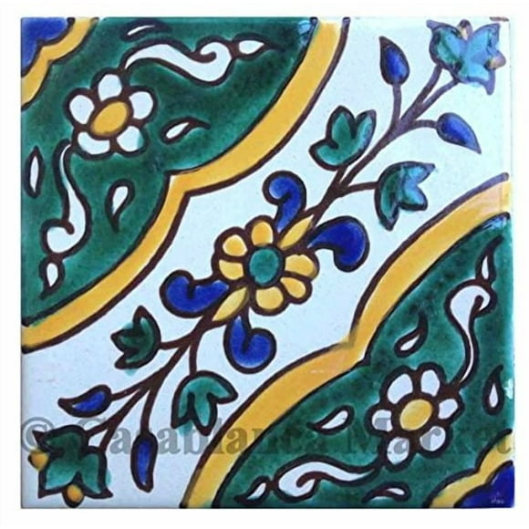 Casablanca Market MT031 Mediterranean Ceramic Jerusalem Decorative Tile